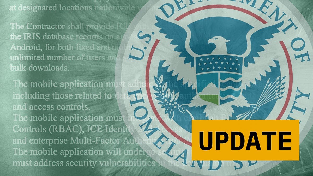 Immigration Agency Signs $25 Million Deal for Iris Biometrics