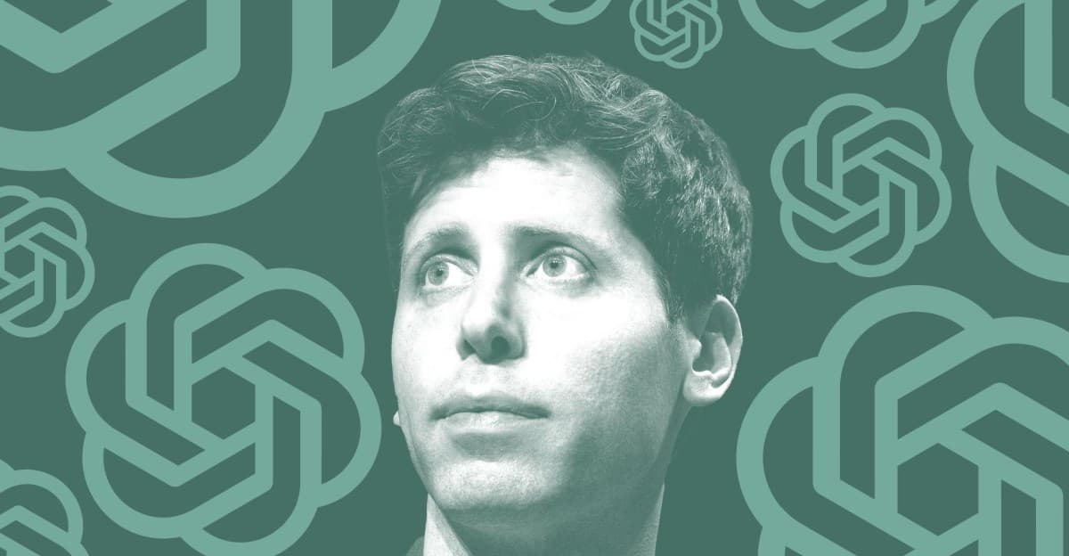 OpenAI CEO Sam Altman speaking at a technology conference