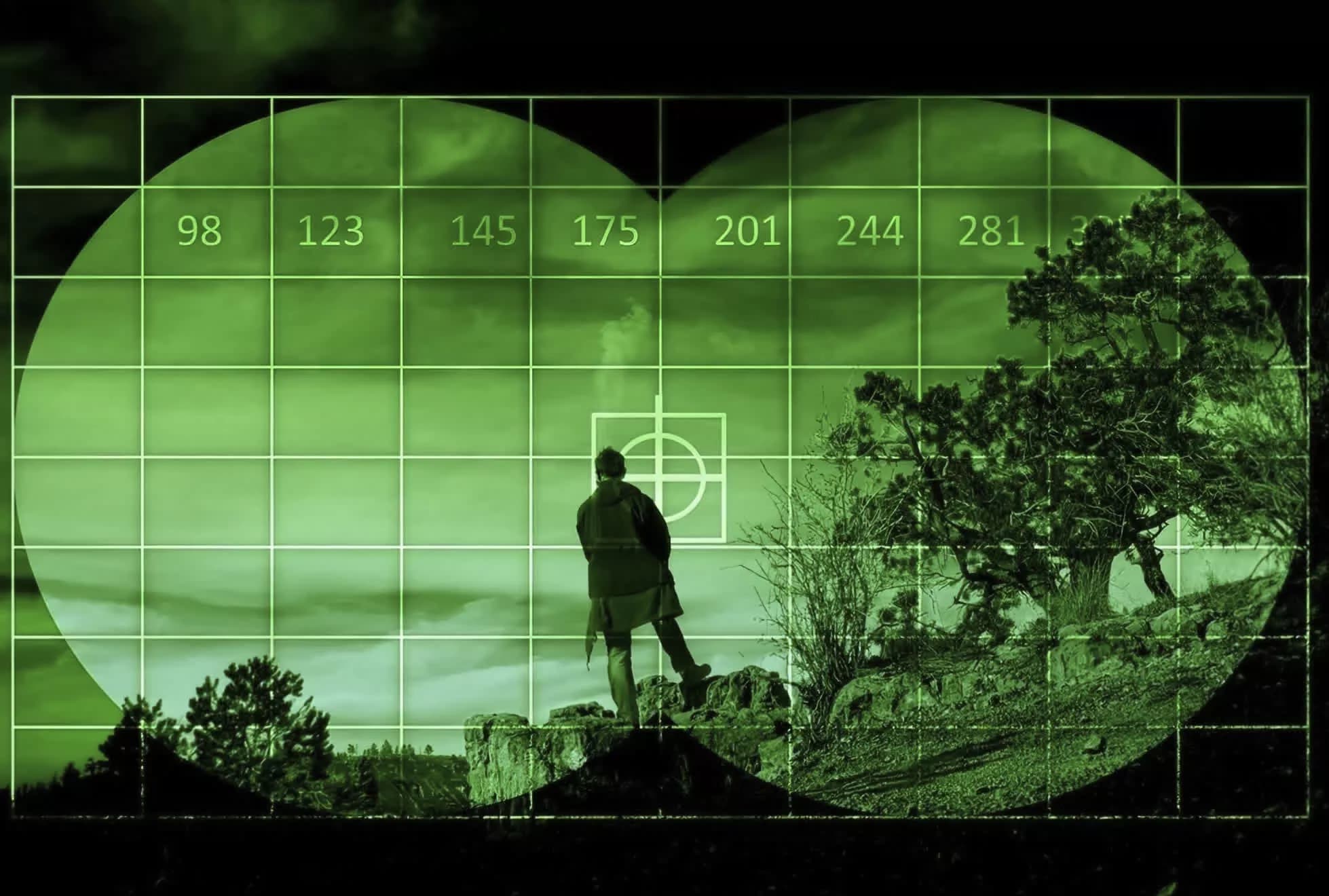 Full-color night vision technology showing a person in low light with natural skin tones instead of green.