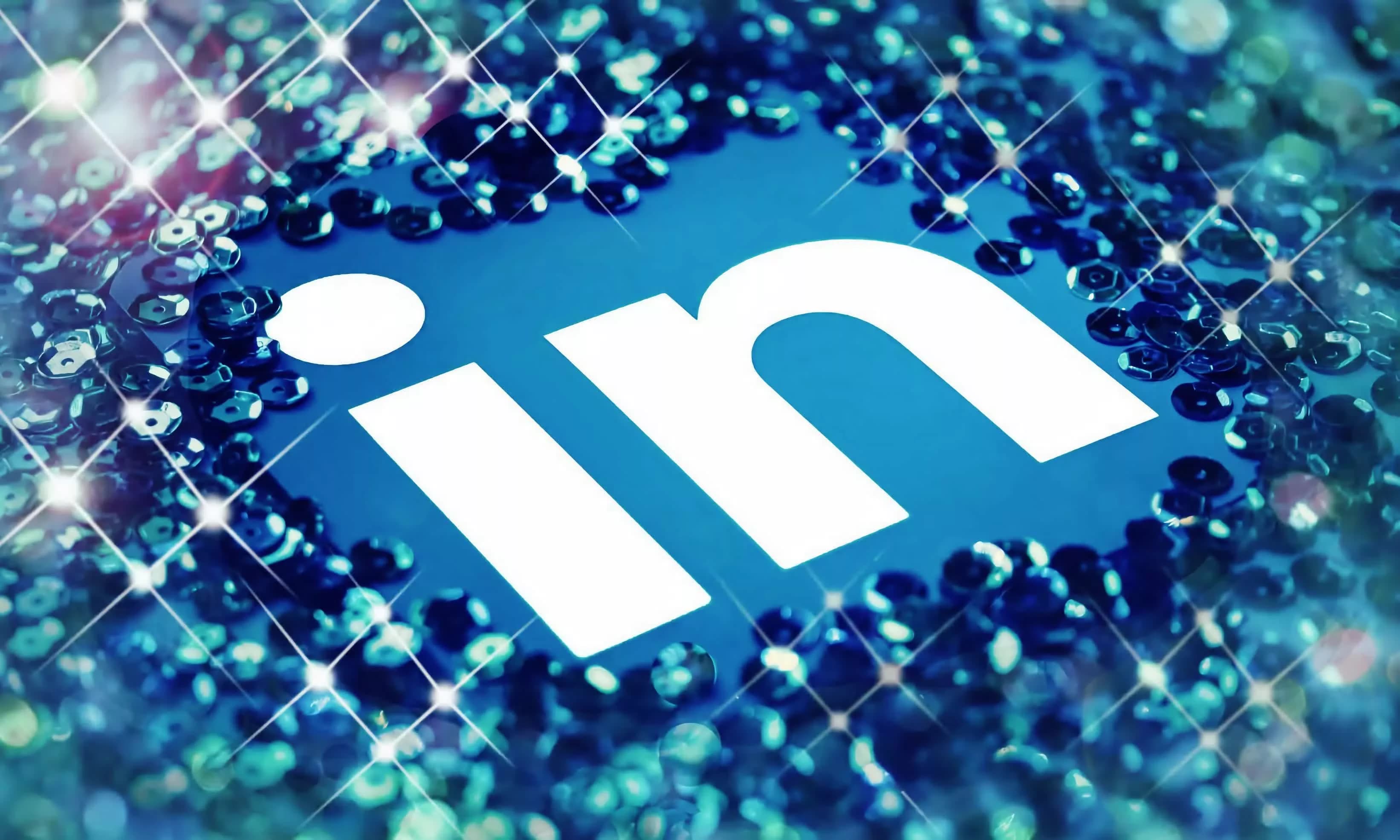 LinkedIn profile feed with a three-dot menu expanded showing the option to mark a post as AI slop