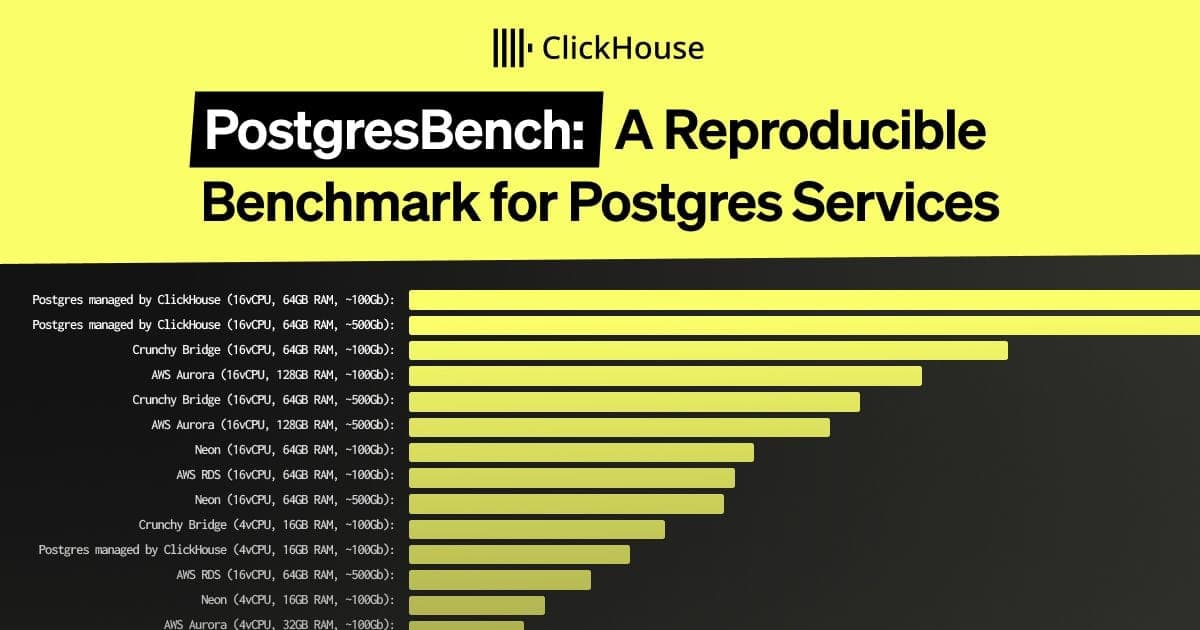 PostgresBench Brings Reproducible Testing to Cloud Database Choices