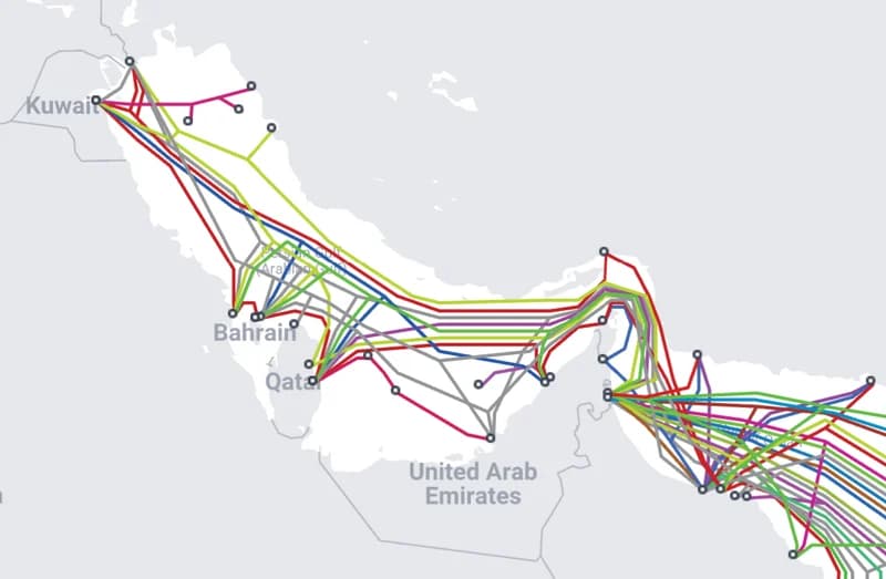 Iran Threatens Fees on Big Tech Subsea Cables in Strait of Hormuz