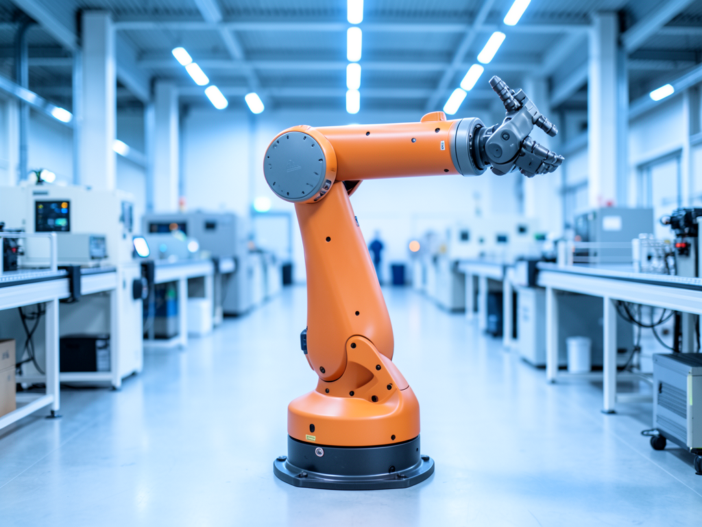 RobCo robotics company logo and industrial automation equipment
