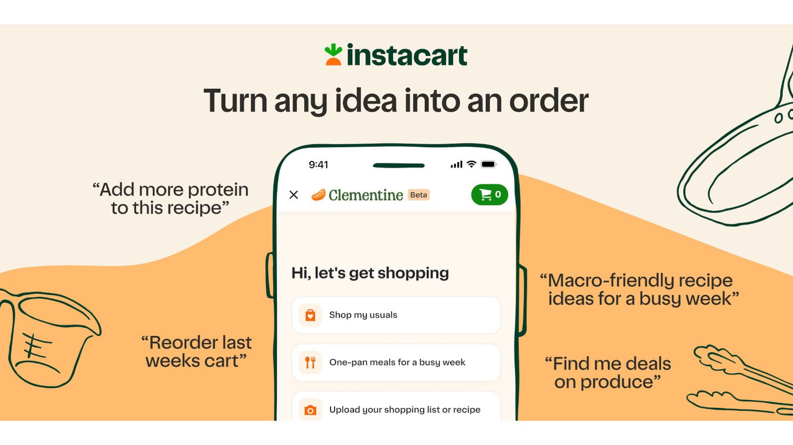 Instacart Launches AI Assistant Clementine to Guide Shopping Decisions