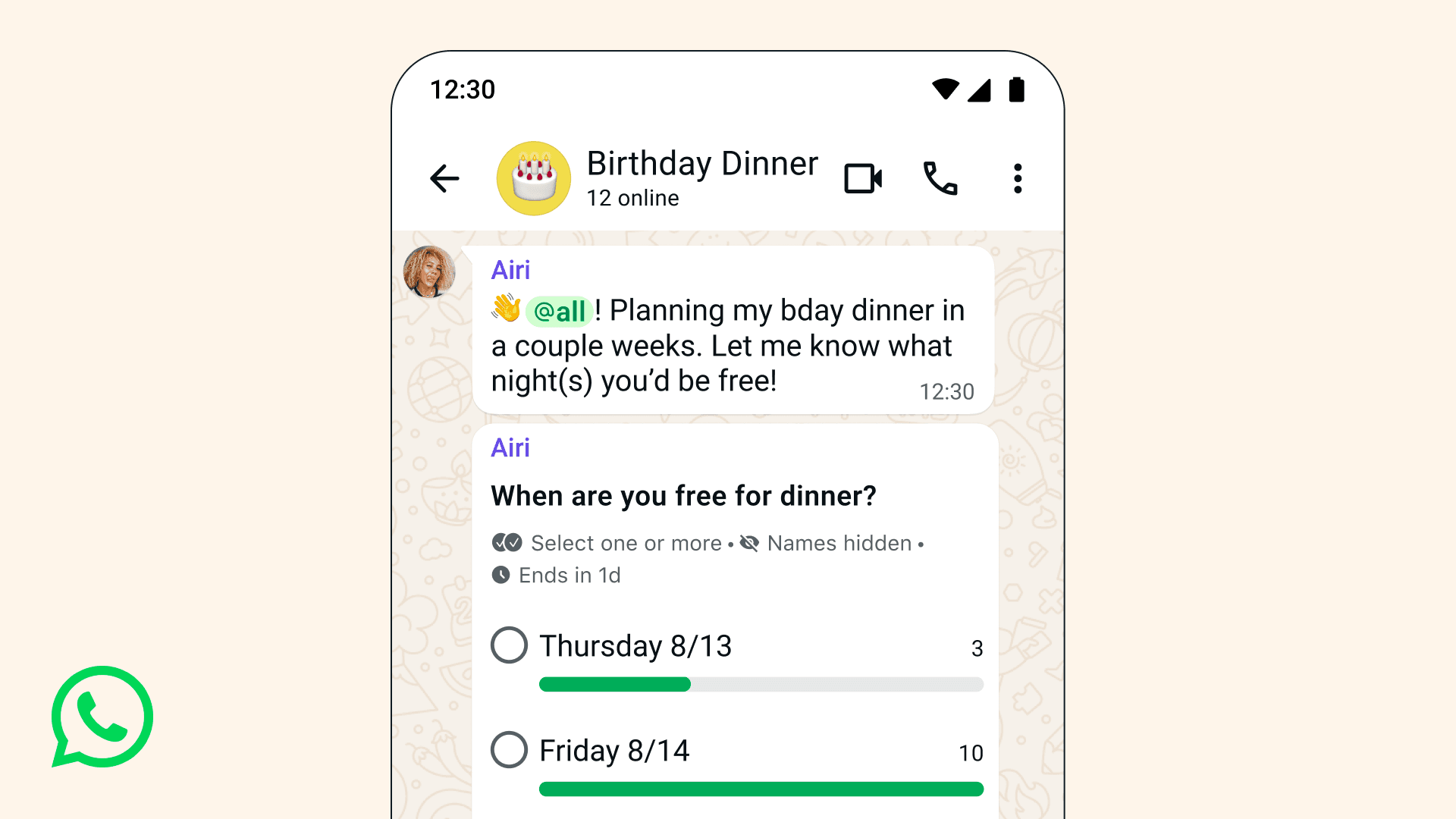 WhatsApp Widens Group Chat Tools With @all, Polls and Private Subchats