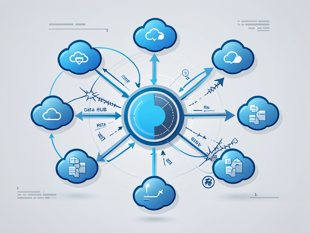 Diagram of directory sync between an on-premises directory and multiple cloud services