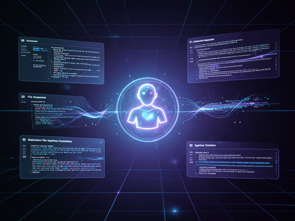 Leaked Microsoft experiment showing an operating system interface centered on Copilot and AI agents
