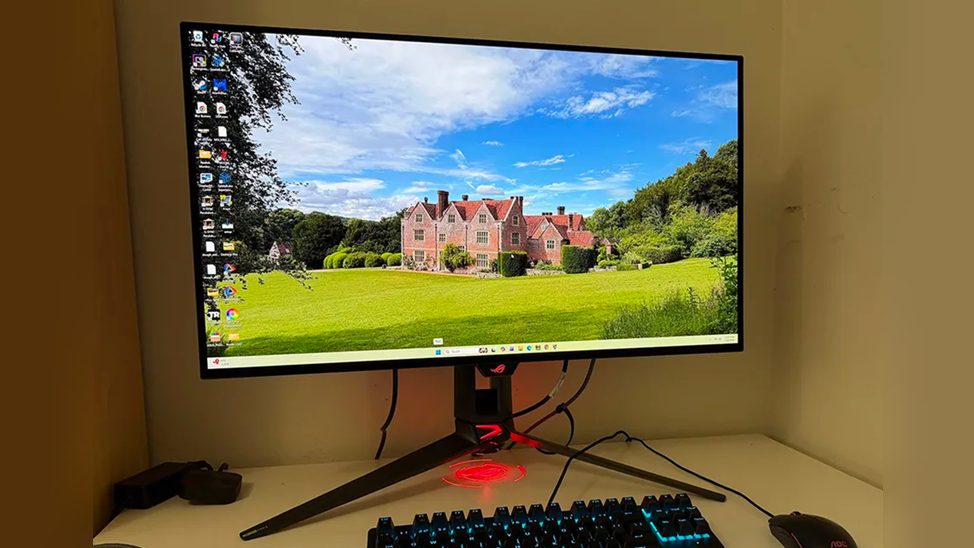 Asus ROG Swift PG32UCWM 32-inch OLED gaming monitor with Tandem RGB Stripe technology