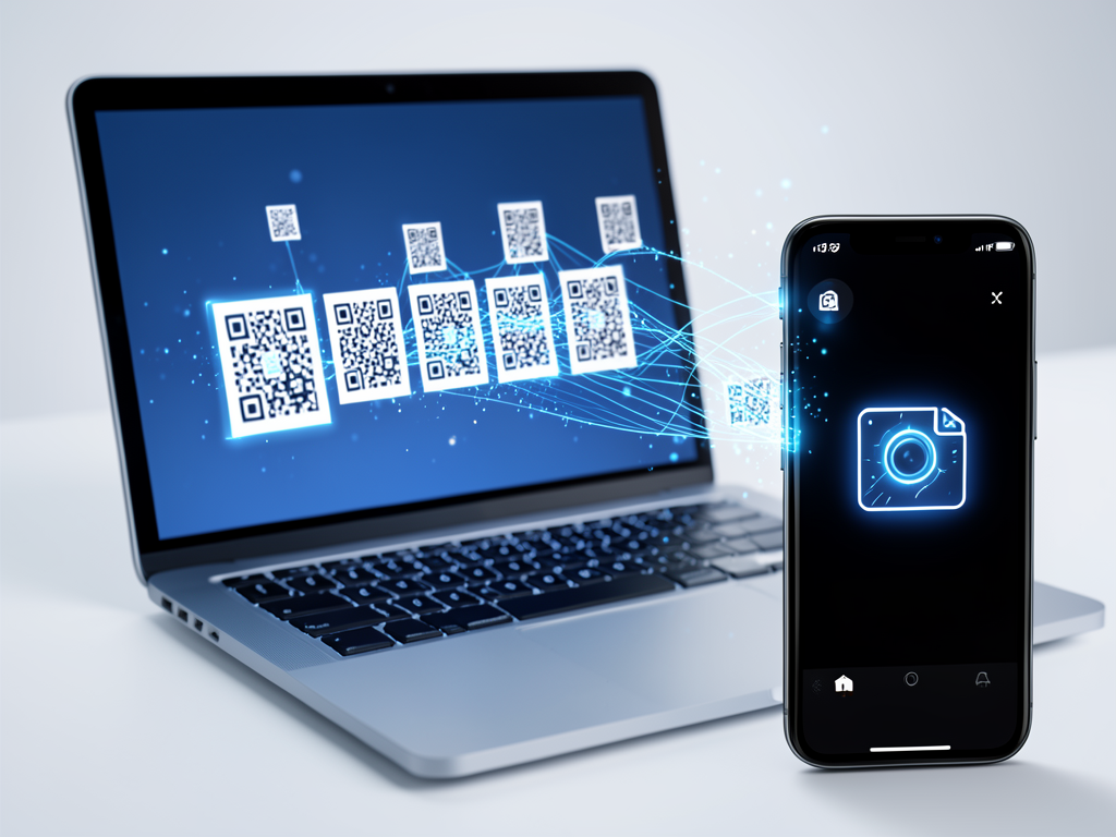 Decimen Optical Transfer uses fountain codes to encode files into QR codes for offline transfer
