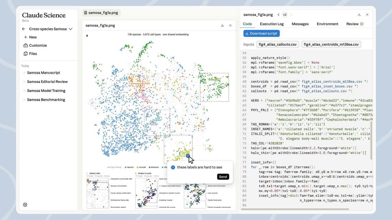 Anthropic's Claude Science Targets Fragmented Research Workflows With Unified AI Workbench