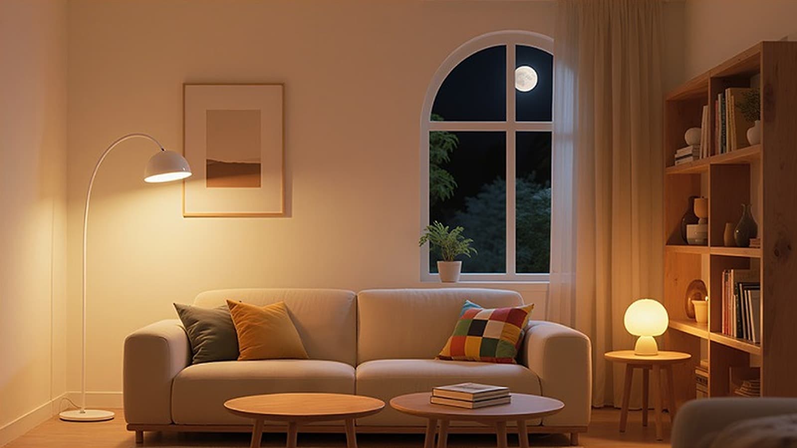 A collection of Bluetooth smart light bulbs in various colors displayed on a white surface.
