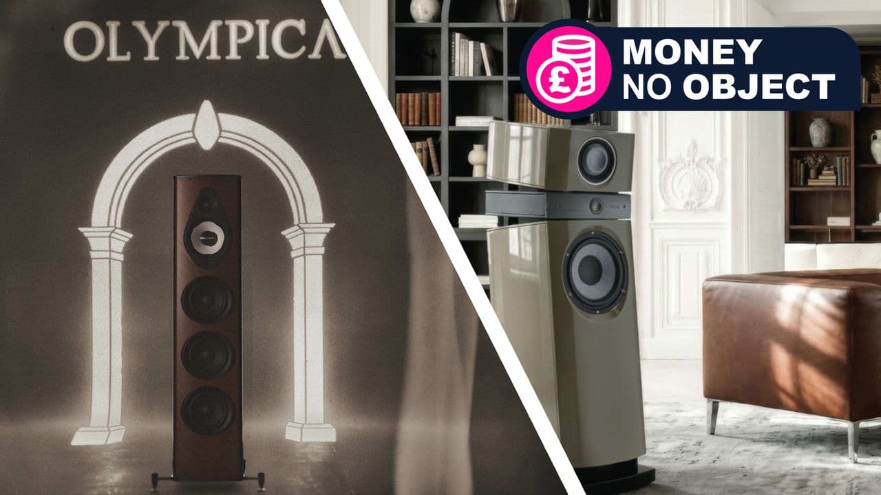 Focal Scala Utopia Evo M tower speaker and Sonus Faber Olympica G3 series in a luxurious living room