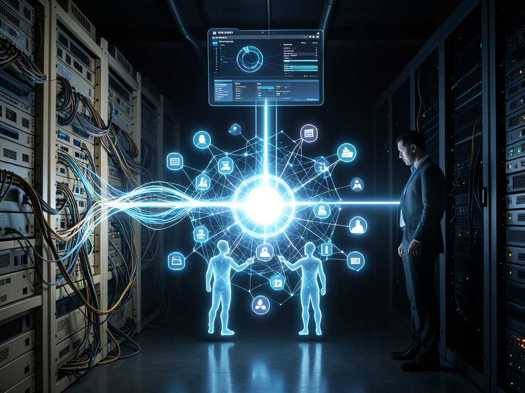 Orchestration of AI agents and human agents in a contact center environment