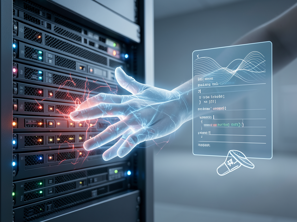 Cybersecurity analyst reviewing database logs for signs of a data-only attack