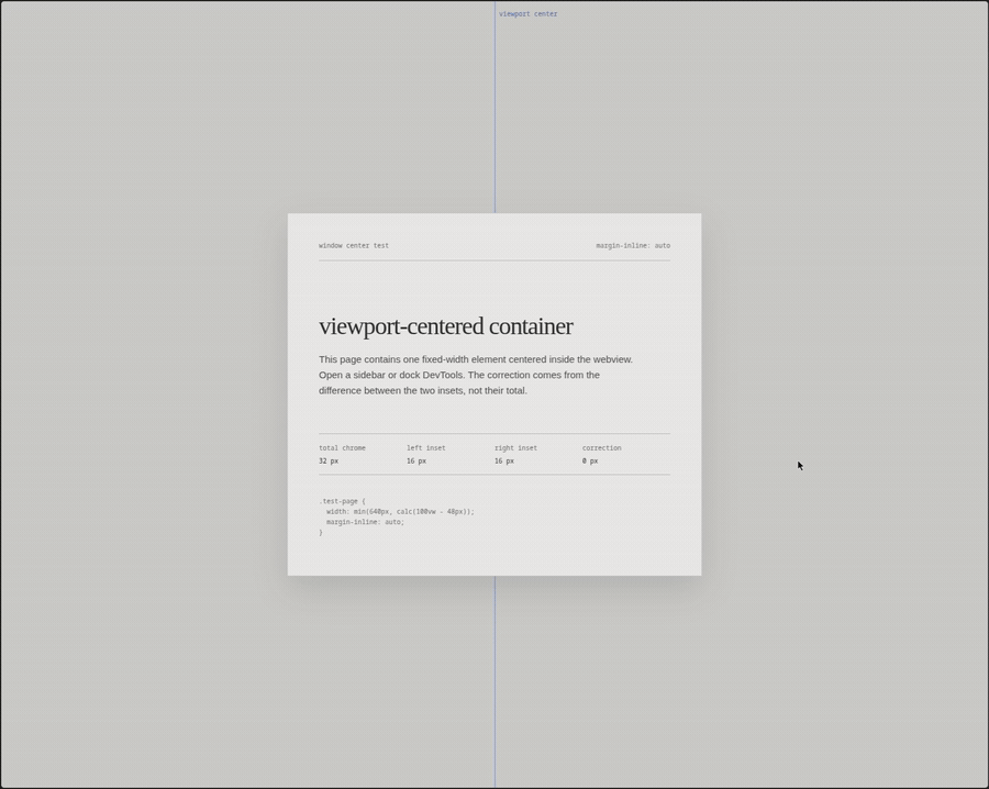CSS code snippet showing anchor positioning and popover syntax for creating sidebars