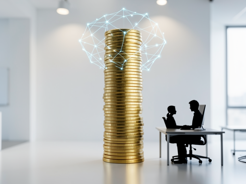 A comparison of AI tool subscription costs versus engineer salary figures on a financial chart