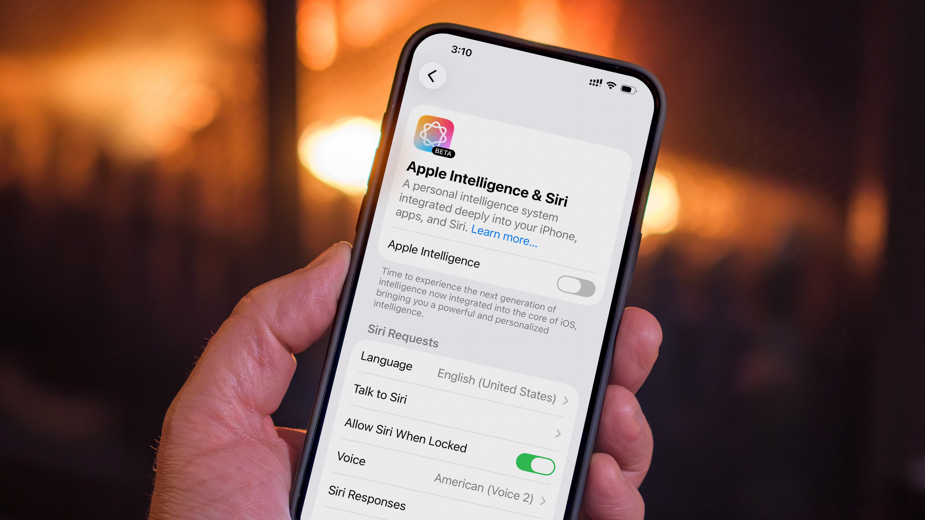 Apple Lets Users Disable Unused Intelligence Features