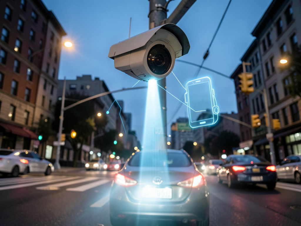 Surveillance System Links Mobile Devices to License Plates in Real Time
