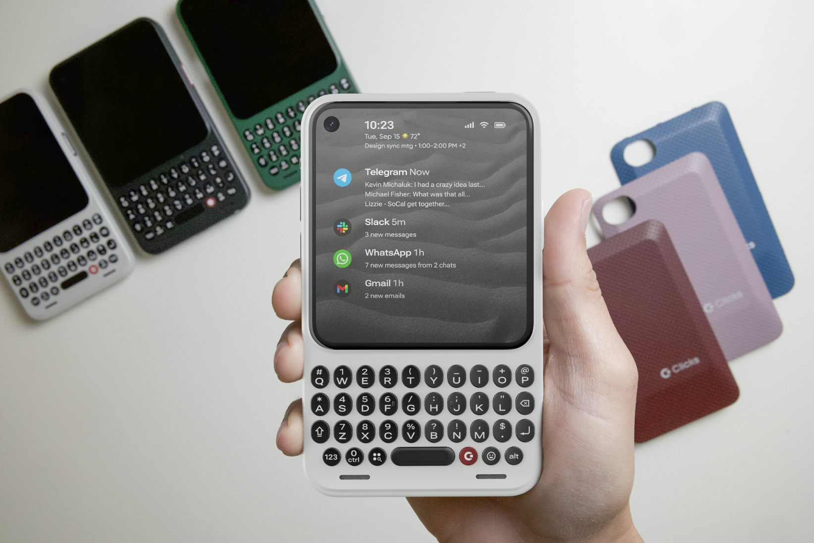 Clicks Communicator minimalist device with upgraded RAM and new mobile service launched in December