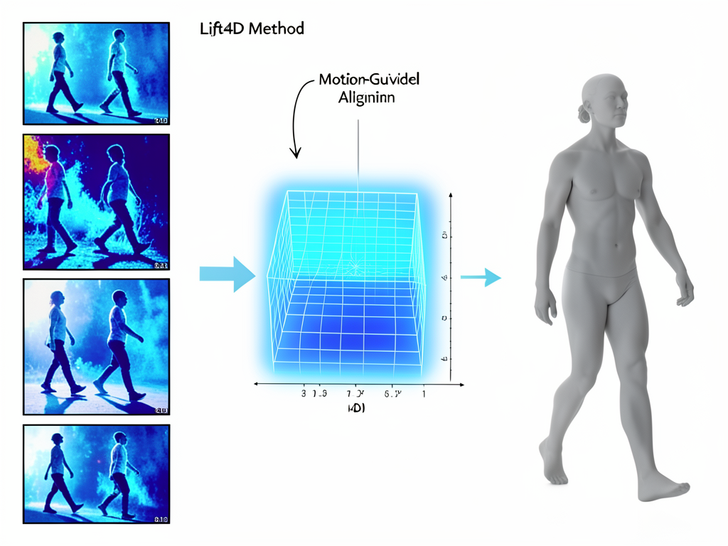 New AI Method Lift4D Advances Real-World 4D Reconstruction From Single Views