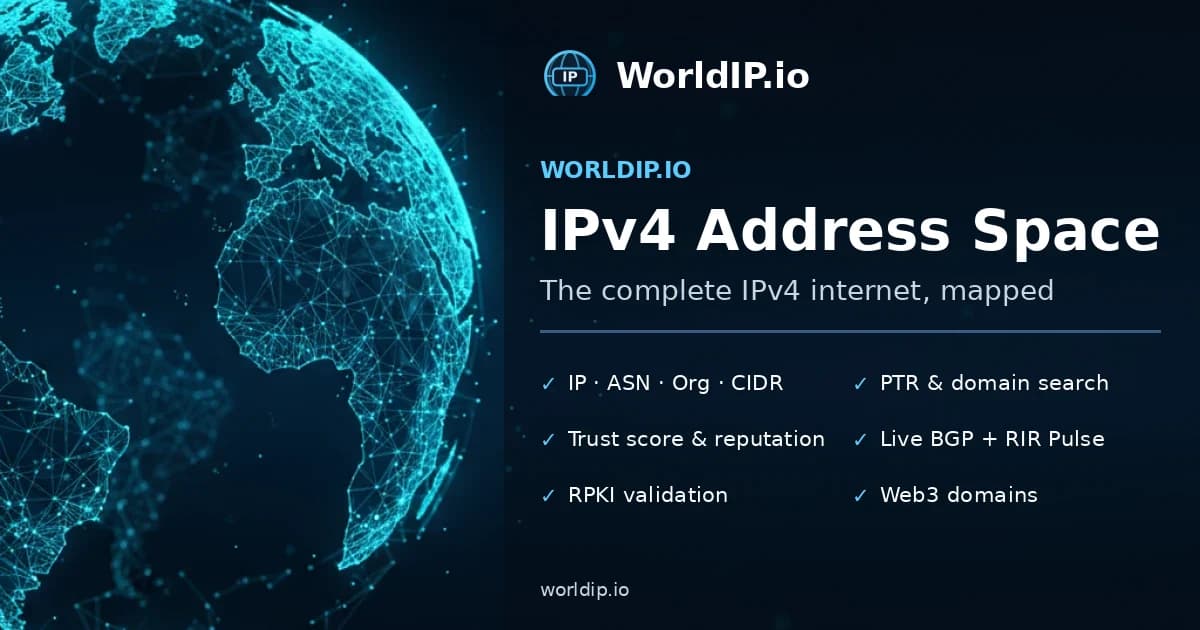 New Visualization Maps Every IPv4 Address on Earth