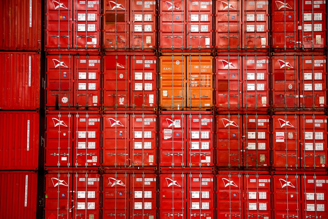 Recovered data center equipment on pallets in a law enforcement warehouse after cargo theft
