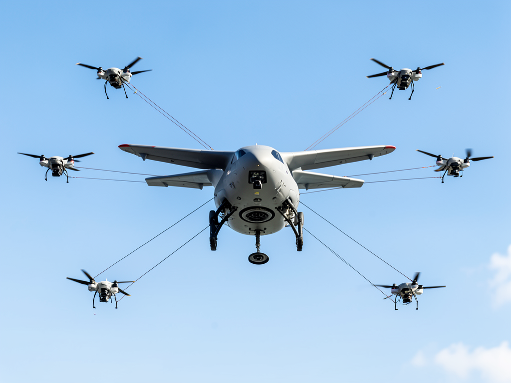 Russia's Wired Mothership Drone Can Deploy Six Tethered Spy UAVs