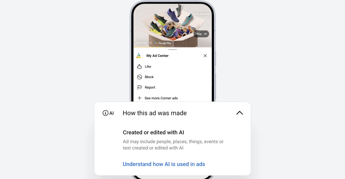 Google Introduces AI Transparency Labels for Ads on Search and YouTube