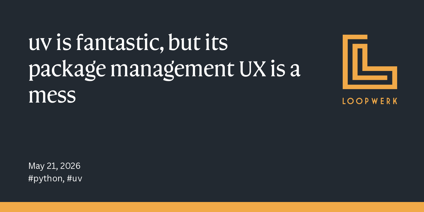 Python's UV Tool Delivers Speed but Package Management Remains a Pain Point