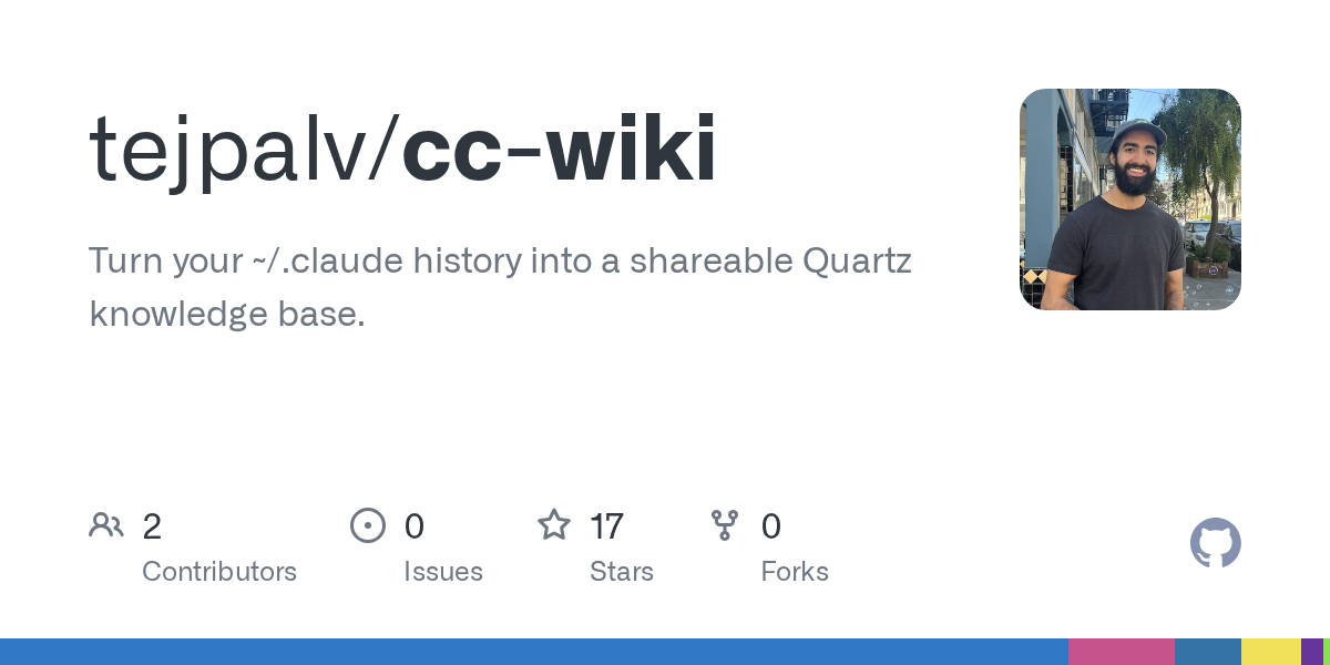 CC-Wiki turns AI coding sessions into searchable team knowledge bases