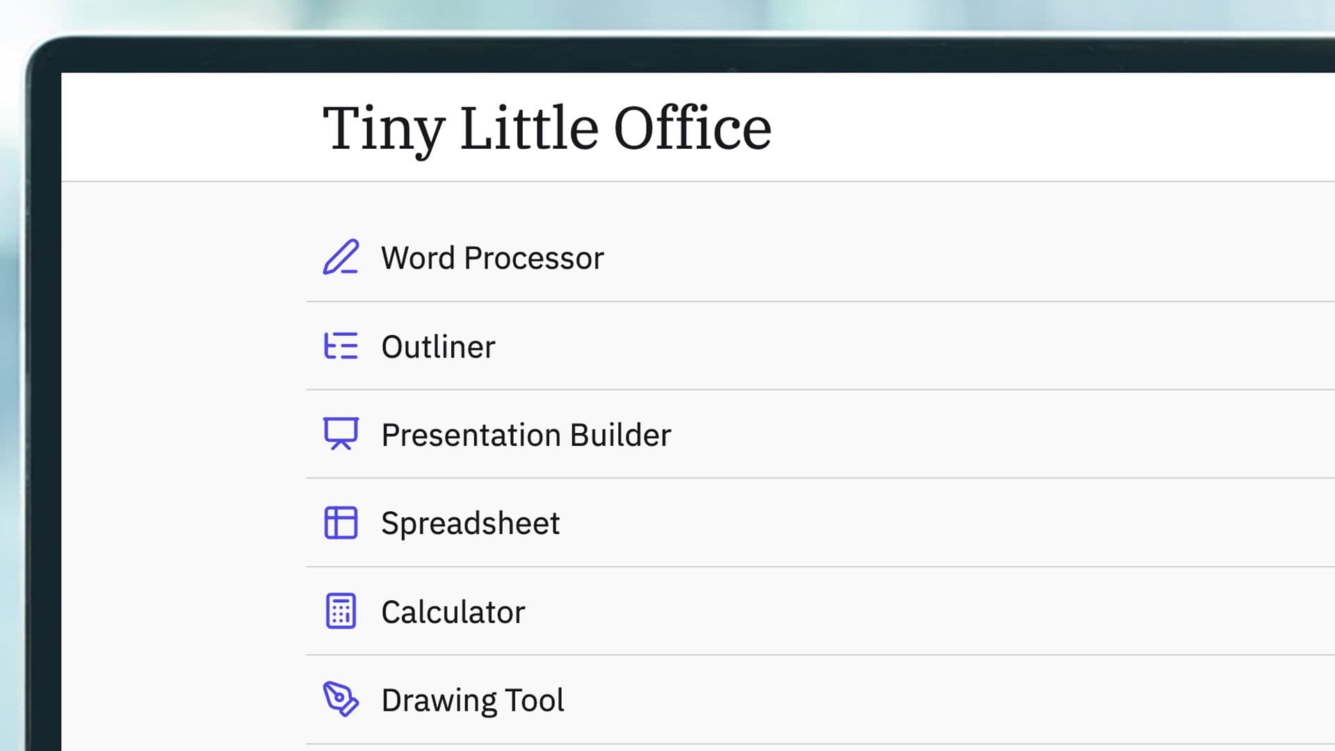 Tiny Little Office Puts a Free, Login-Free Suite in Your Browser