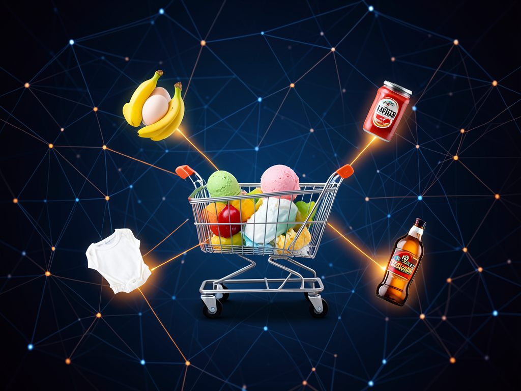 Market Basket Analysis Reveals Unusual Item Pairings in 3.2 Million Instacart Orders