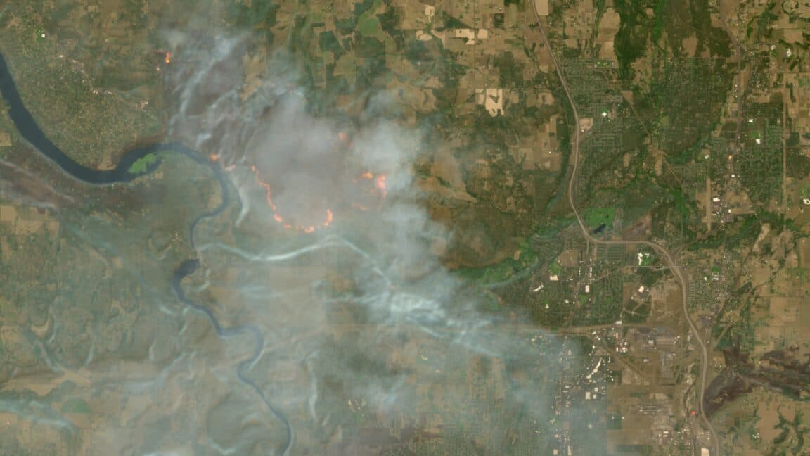 Free European Satellite Service Adds Wildfire Layer for Easier Tracking