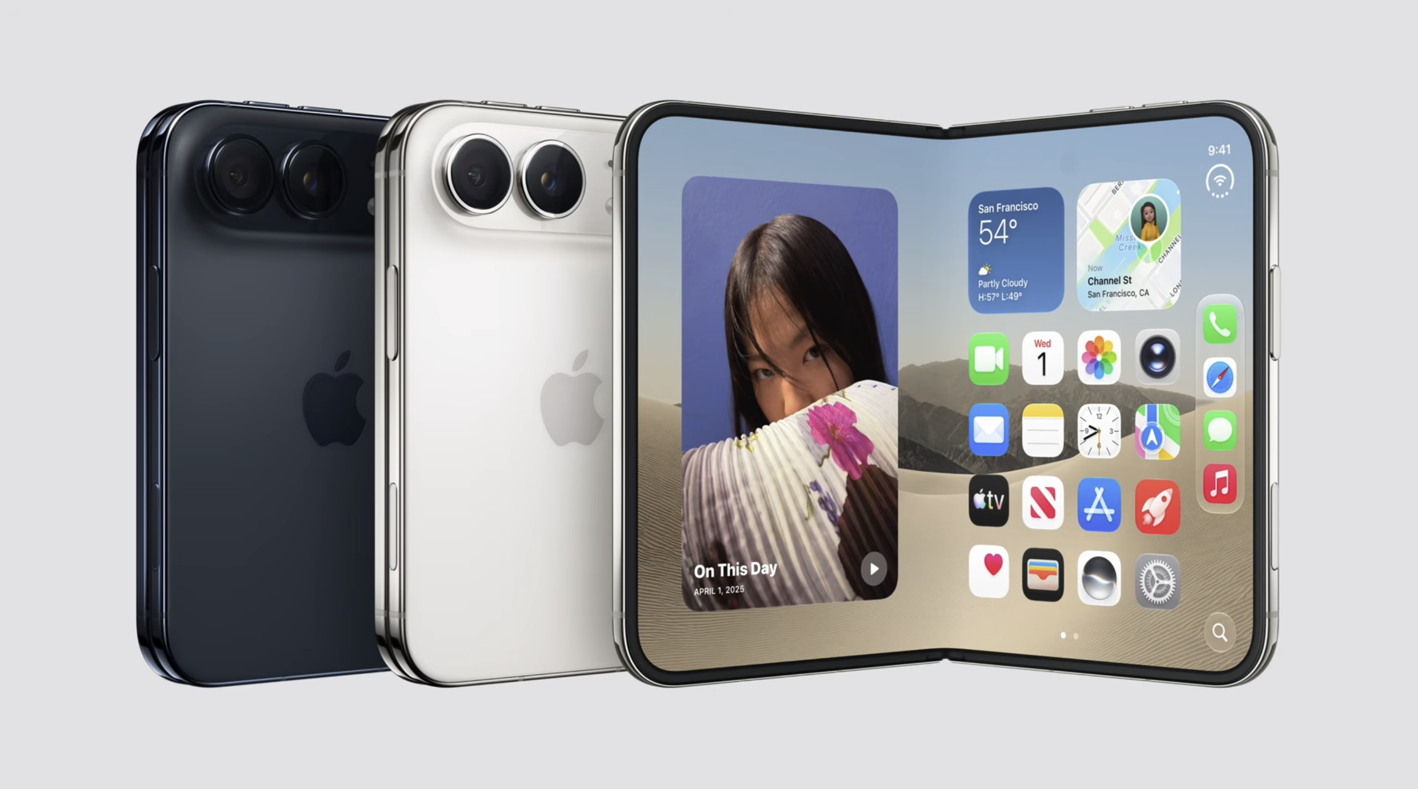 Apple Breaks Mold with Passport-Style Horizontal Fold for iPhone Duo