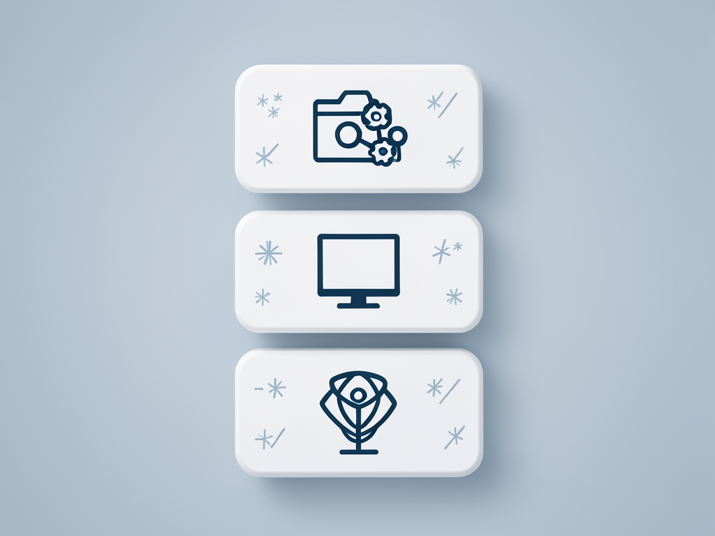 Git version control icon showing ignore file patterns for code repositories