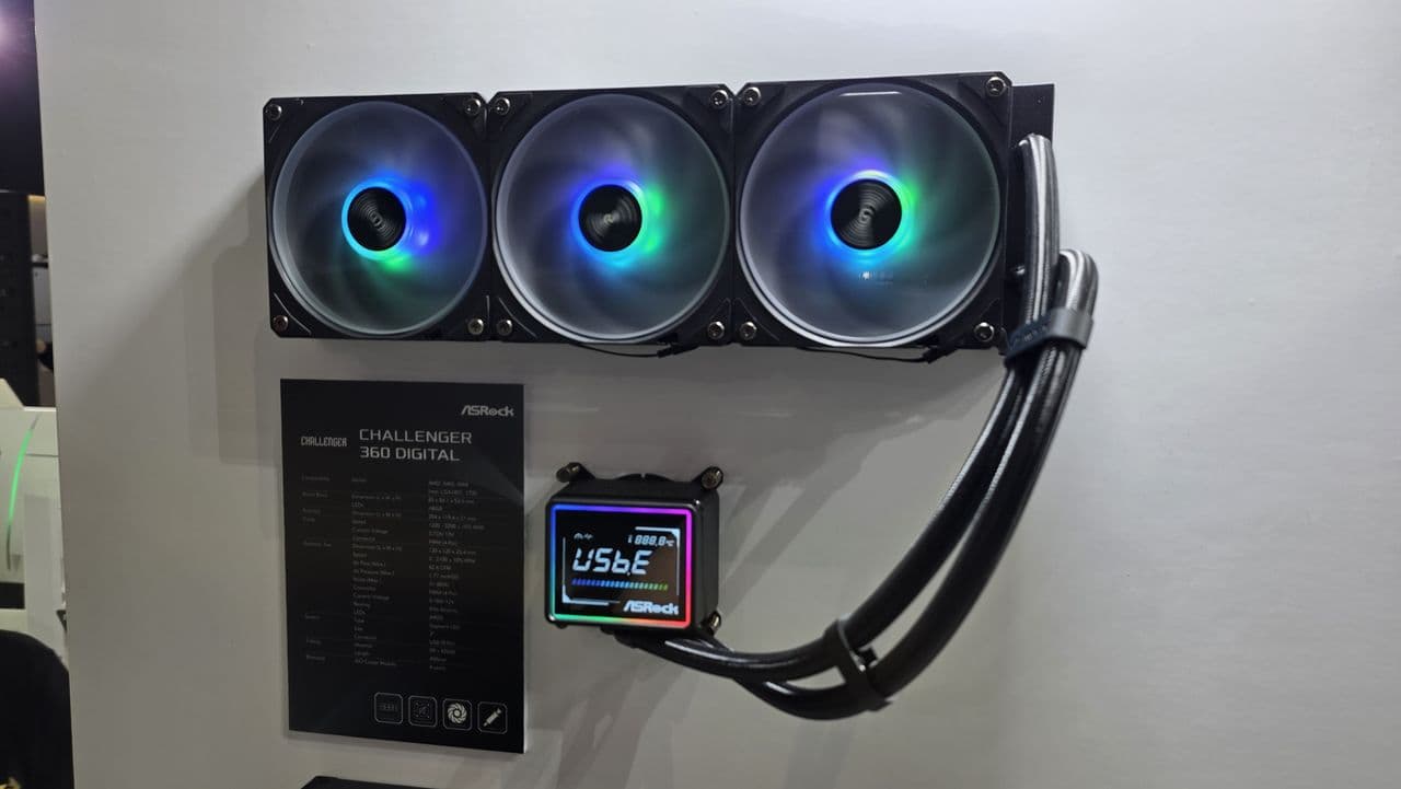 ASRock Unveils 3,000-Watt Power Supply and Hybrid AIO Cooler at Computex