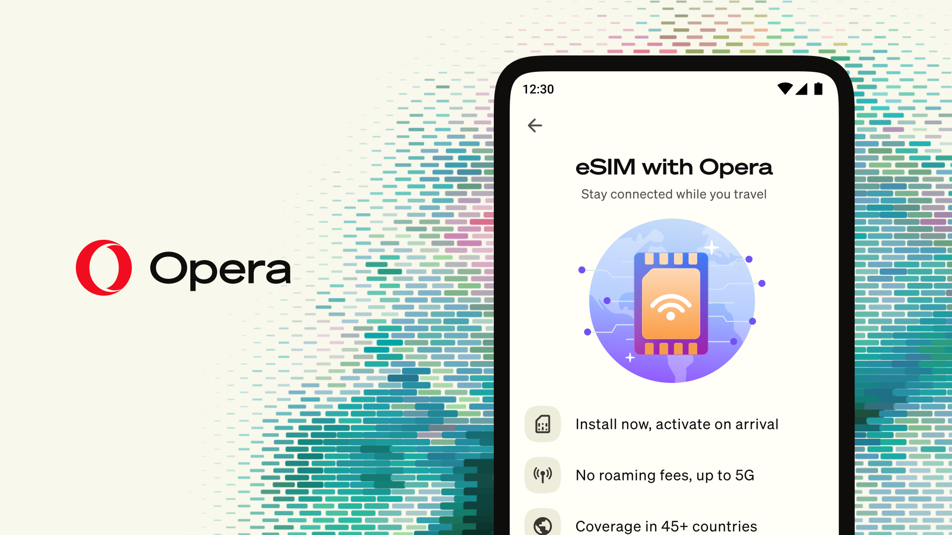 Opera's Android Browser Now Offers Free Worldwide Data Via Built-in eSIM
