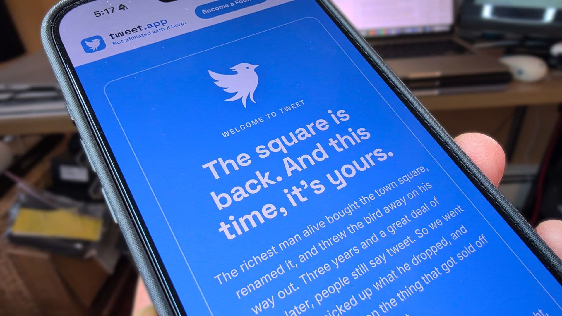 Bluebird President Stephen J Coates talks about the Tweet.app platform revival of classic Twitter